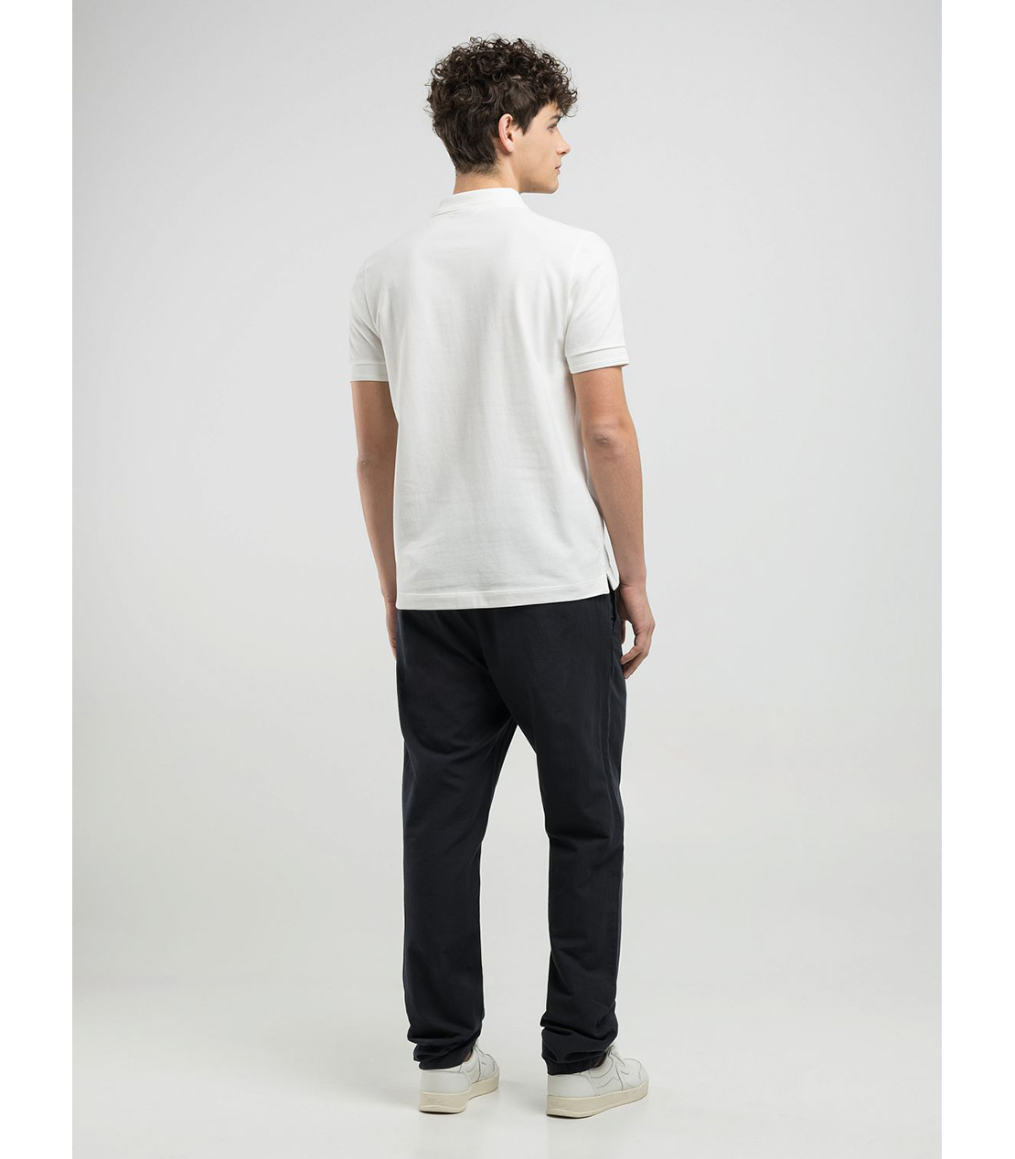 ガーメントダイ コットンピケ ポロシャツ 詳細画像 オフホワイト 2